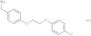 (4-{2-[(4-Chlorophenyl)sulfanyl]ethoxy}phenyl)methanamine hydrochloride