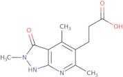 3-{2,4,6-Trimethyl-3-oxo-1H,2H,3H-pyrazolo[3,4-b]pyridin-5-yl}propanoic acid