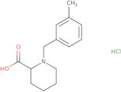 1-[(3-Methylphenyl)methyl]piperidine-2-carboxylic acid hydrochloride