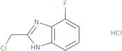 2-(Chloromethyl)-4-fluoro-1H-1,3-benzodiazole hydrochloride