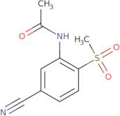 N-(5-Cyano-2-methanesulfonylphenyl)acetamide