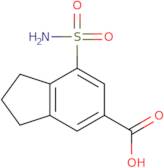 7-Sulfamoyl-2,3-dihydro-1H-indene-5-carboxylic acid