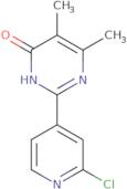 2-(2-Chloropyridin-4-yl)-5,6-dimethyl-1,4-dihydropyrimidin-4-one