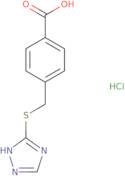 4-[(4H-1,2,4-Triazol-3-ylsulfanyl)methyl]benzoic acid hydrochloride