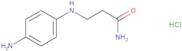 3-[(4-Aminophenyl)amino]propanamide hydrochloride