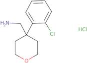 [4-(2-Chlorophenyl)oxan-4-yl]methanamine hydrochloride