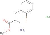 Methyl 3-amino-2-[(2-fluorophenyl)methyl]propanoate hydrochloride