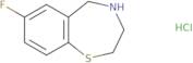 7-Fluoro-2,3,4,5-tetrahydro-1,4-benzothiazepine hydrochloride