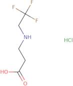 3-[(2,2,2-Trifluoroethyl)amino]propanoic acid hydrochloride