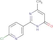 2-(6-Chloropyridin-3-yl)-6-methyl-3,4-dihydropyrimidin-4-one