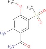 2-Amino-5-methanesulfonyl-4-methoxybenzamide