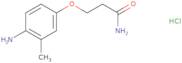 3-(4-Amino-3-methylphenoxy)propanamide hydrochloride