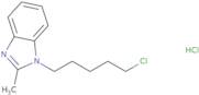 1-(5-Chloropentyl)-2-methyl-1H-1,3-benzodiazole hydrochloride