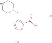 3-(Piperazin-1-ylmethyl)furan-2-carboxylic acid dihydrochloride