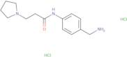 N-[4-(Aminomethyl)phenyl]-3-(pyrrolidin-1-yl)propanamide dihydrochloride