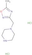 1-[(5-Methyl-1,2,4-oxadiazol-3-yl)methyl]piperazine dihydrochloride