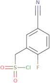 (5-Cyano-2-fluorophenyl)methanesulfonyl chloride