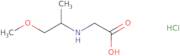 2-[(1-Methoxypropan-2-yl)amino]acetic acid hydrochloride