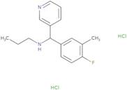 [(4-Fluoro-3-methylphenyl)(pyridin-3-yl)methyl](propyl)amine dihydrochloride
