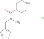 N-Methyl-N-(thiophen-3-ylmethyl)piperidine-4-carboxamide hydrochloride