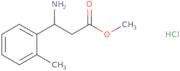 Methyl 3-amino-3-(2-methylphenyl)propanoate hydrochloride