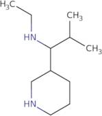 Ethyl[2-methyl-1-(piperidin-3-yl)propyl]amine