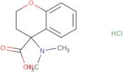 4-(Dimethylamino)-3,4-dihydro-2H-1-benzopyran-4-carboxylic acid hydrochloride