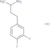 4-(3,4-Difluorophenyl)butan-2-amine hydrochloride