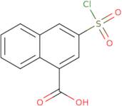 3-(Chlorosulfonyl)naphthalene-1-carboxylic acid