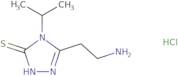 5-(2-Aminoethyl)-4-(propan-2-yl)-4H-1,2,4-triazole-3-thiol hydrochloride