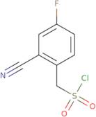 (2-Cyano-4-fluorophenyl)methanesulfonyl chloride