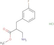 Methyl 3-amino-2-[(3-fluorophenyl)methyl]propanoate hydrochloride
