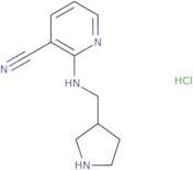 2-[(Pyrrolidin-3-ylmethyl)amino]pyridine-3-carbonitrile hydrochloride