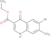 Ethyl 6-bromo-1,4-dihydro-7-methyl-4-oxoquinoline-3-carboxylate