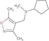 N-[(Dimethyl-1,2-oxazol-4-yl)methyl]-N-methylcyclopentanamine