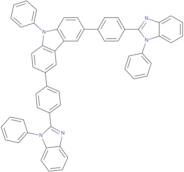 9-Phenyl-3,6-bis[4-(1-phenylbenzimidazol-2-yl)phenyl]carbazole