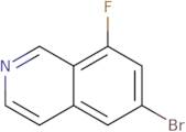 6-Bromo-8-fluoroisoquinoline