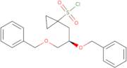 (R)-1-(2,3-bis(benzyloxy)propyl)cyclopropane-1-sulfonyl chloride