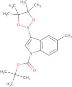 tert-Butyl 5-methyl-3-(4,4,5,5-tetramethyl-1,3,2-dioxaborolan-2-yl)-1H-indole-1-carboxylate