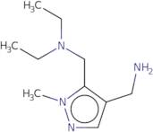 {5-[(Diethylamino)methyl]-1-methyl-1H-pyrazol-4-yl}methanamine