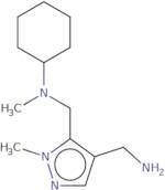 N-{[4-(Aminomethyl)-1-methyl-1H-pyrazol-5-yl]methyl}-N-methylcyclohexanamine