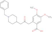 2-(3-(1-Benzylpiperidin-4-yl)-2-oxopropyl)-4,5-dimethoxybenzoic acid
