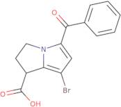5-Benzoyl-7-bromo-2,3-dihydro-1H-pyrrolizine-1-carboxylic acid - Racemic