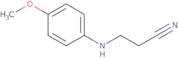 3-(4-Methoxyanilino)propanenitrile