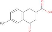 6-Methyl-4-oxo-1,2,3,4-tetrahydronaphthalene-2-carboxylic acid