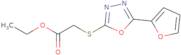 Ethyl 2-{[5-(furan-2-yl)-1,3,4-oxadiazol-2-yl]sulfanyl}acetate