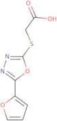 2-{[5-(Furan-2-yl)-1,3,4-oxadiazol-2-yl]sulfanyl}acetic acid