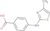 4-[(4-Methyl-1,3-thiazol-2-yl)amino]benzoic acid