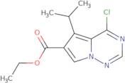 Ethyl 4-Chloro-5-Isopropylpyrrolo[2,1-F][1,2,4]Triazine-6-Carboxylate