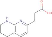 3-(5,6,7,8-Tetrahydro-1,8-naphthyridin-2-yl)propanoic acid